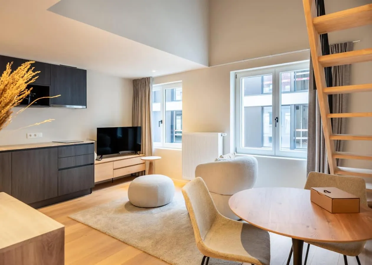 Huswell - Chic Duplex Studio With High-Quality Finishes In Ghent Center Apartman